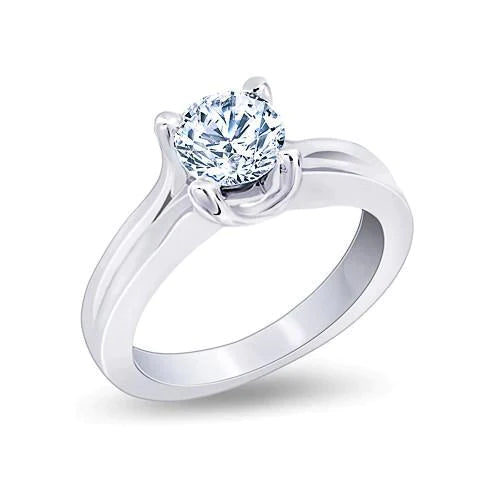 Classic Solitaire 2 Carat Diamond Ring