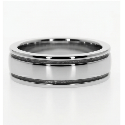 Comfort Fit Mens Band Diamond Ring For Gents