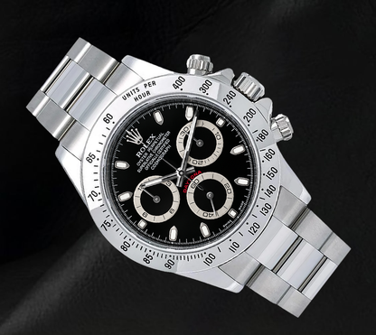 Rolex Cosmograph Daytona 116520 40mm Black Dial Stainless Steel Watch