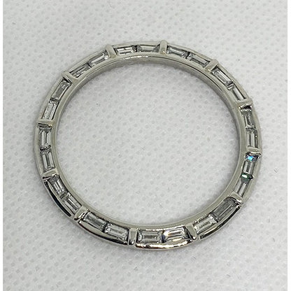 Custom Diamond Rolex Bezel Baguette Diamonds Platinum 36 mm