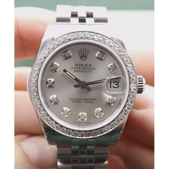 Midsize Rolex Datejust Watch