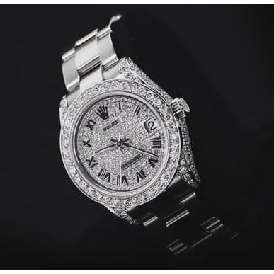 Diamond Dial & Bezel Rolex Watch 