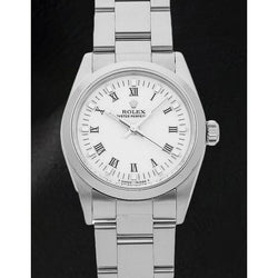 Date-just 31mm Rolex White Roman Ladies Watch