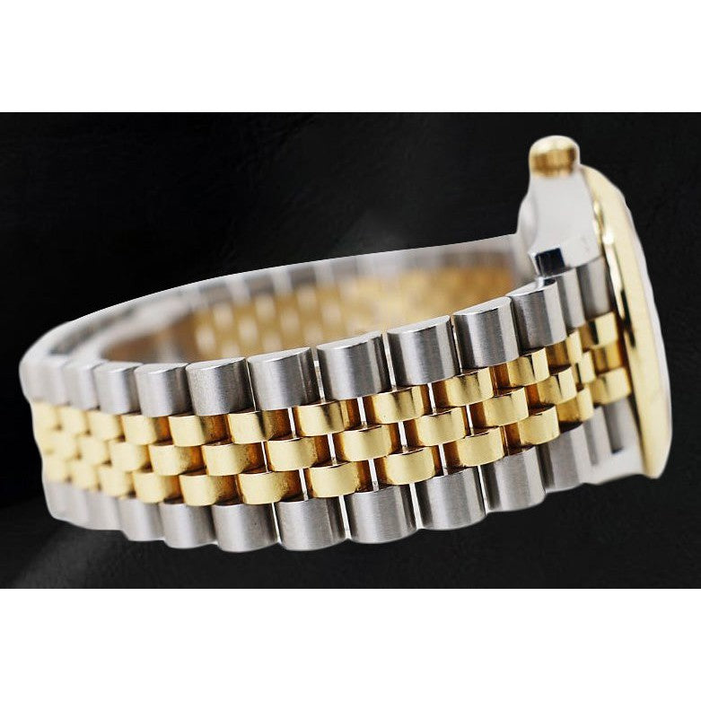 natural diamond watch top view