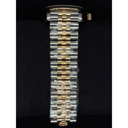 natural diamond watch profile view