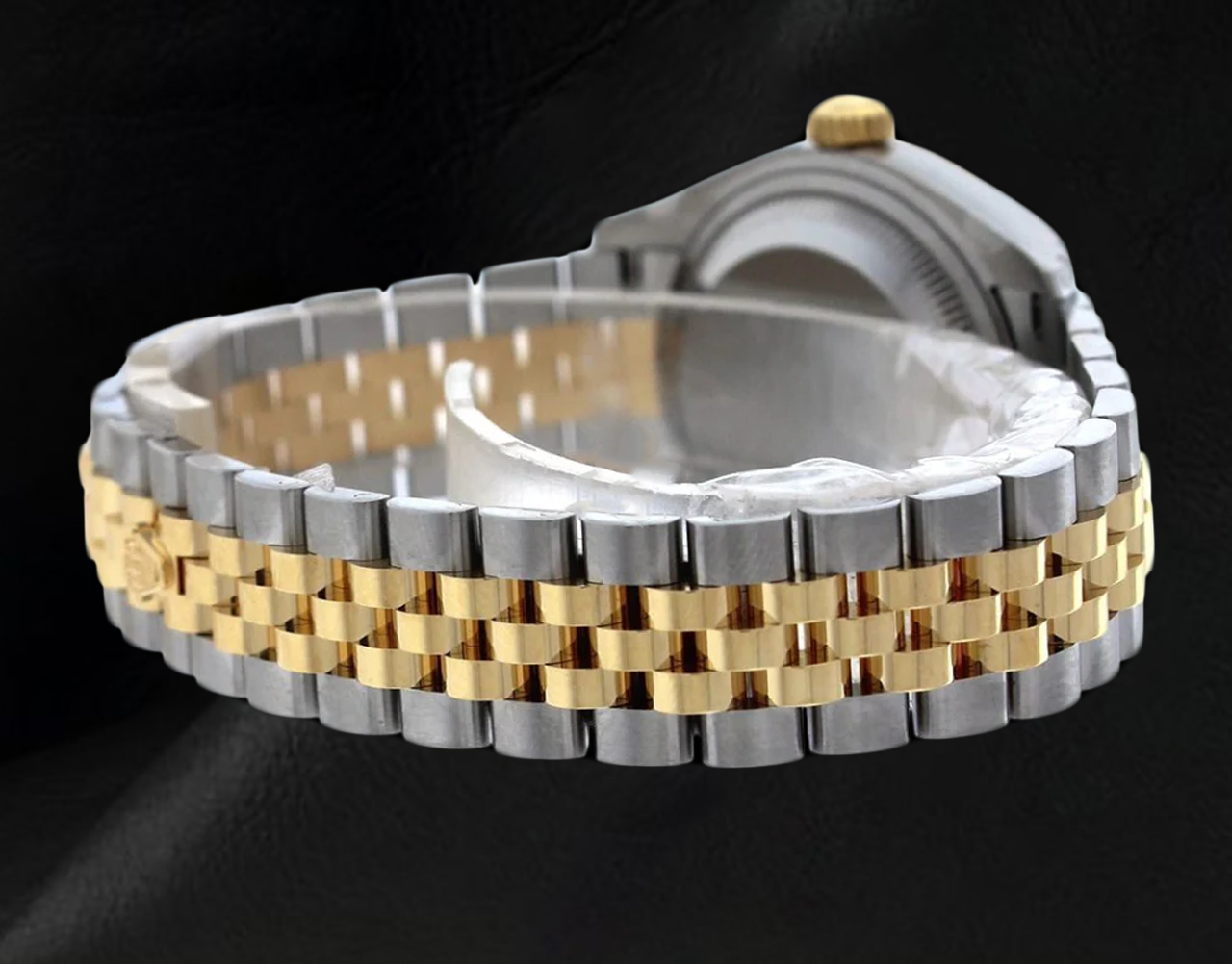 Datejust 279173 Rolex Luminous Dial Fluted Two Tone 28 mm Jubilee Women's Watch