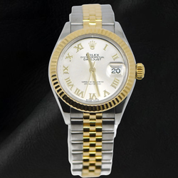 Datejust 28 mm Rolex Stainless Steel & Yellow Gold 279173 Lady's Watch