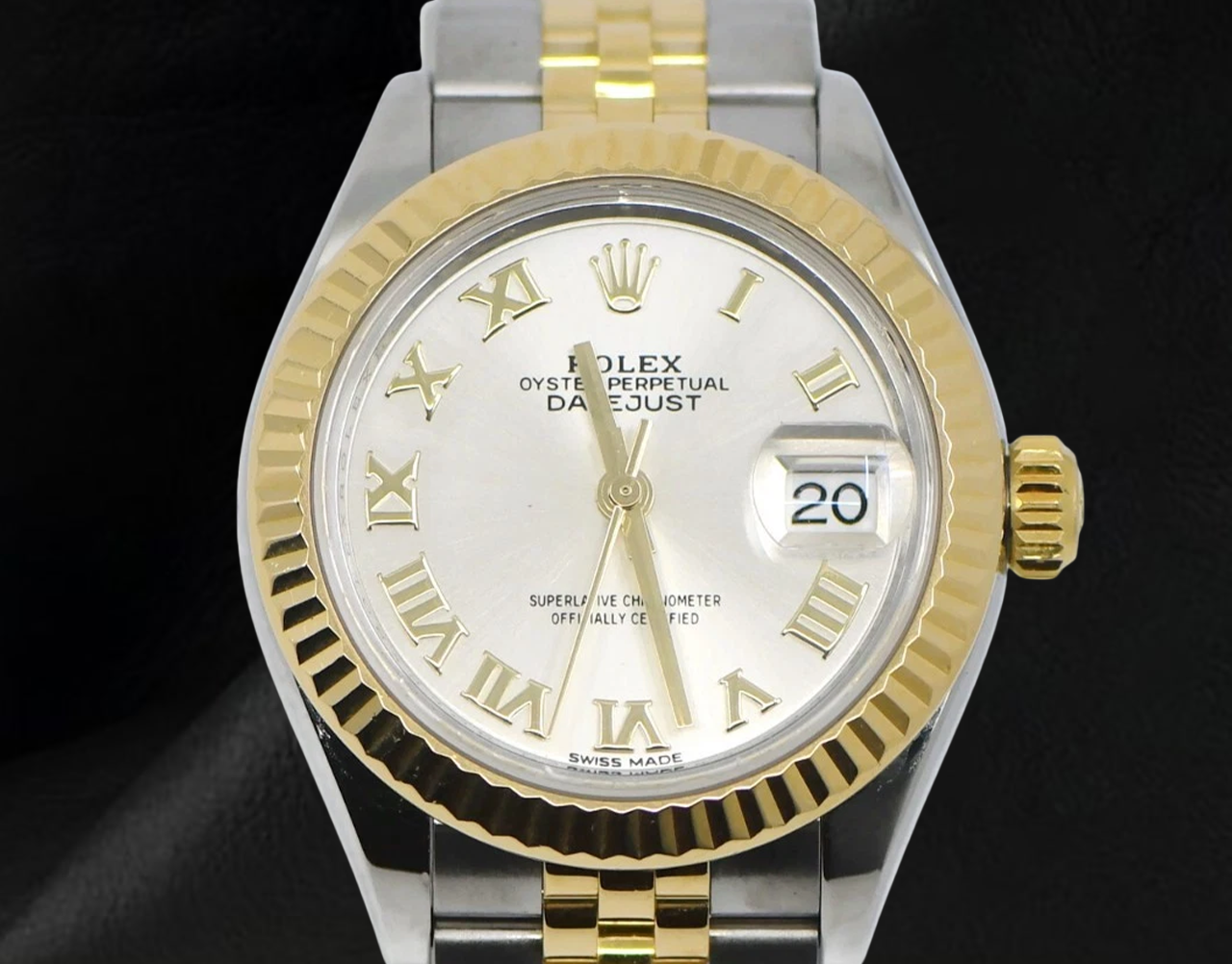 Datejust 28 mm Rolex Stainless Steel & Yellow Gold 279173 Lady's Watch