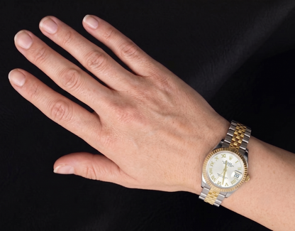 Datejust 28 mm Rolex Stainless Steel & Yellow Gold 279173 Lady's Watch