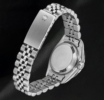 Datejust 6916 Rolex 26mm Blue Diamond Dial Stainless Steel Diamond Bezel Watch