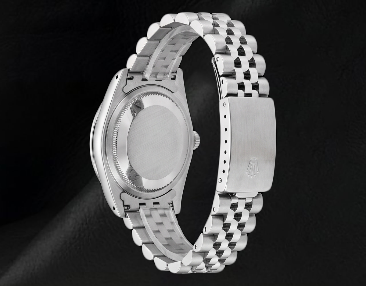 Datejust Rolex 26mm Diamond Bezel Blue Diamond Dial 6916 Stainless Steel Watch