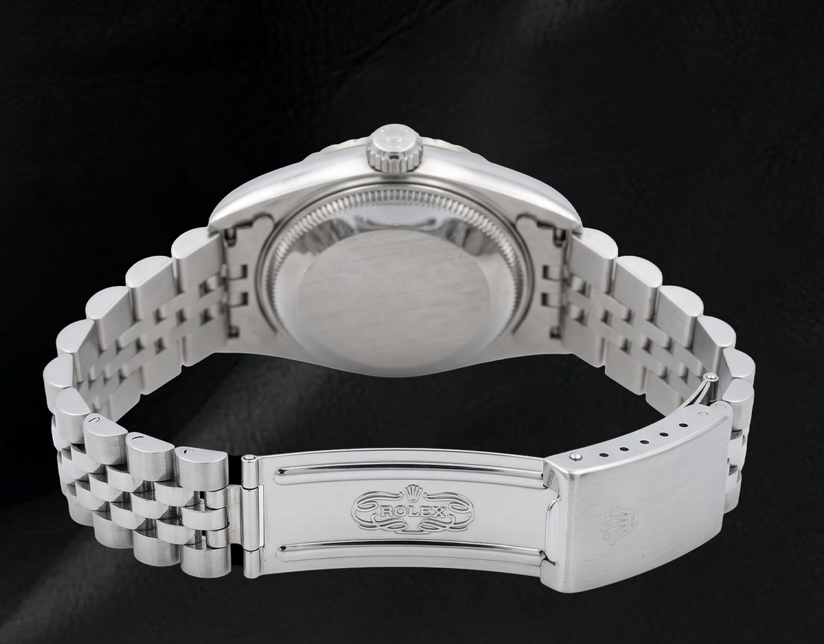 Datejust Rolex 6916 String Diamond Dial 26mm Stainless Steel Watch