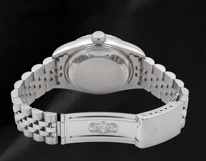 Datejust Rolex 6916 String Diamond Dial 26mm Stainless Steel Watch