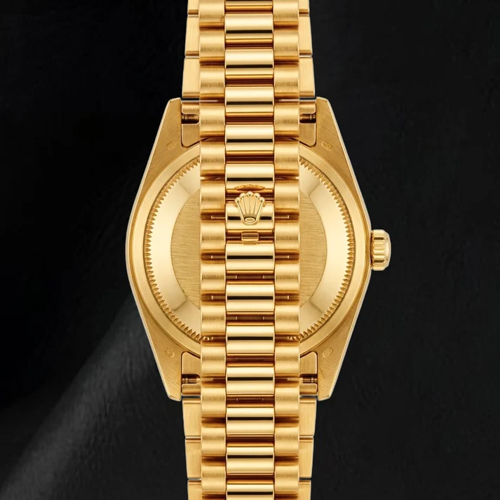 Datejust Rolex 69178 Pink Mother of Pearl Diamond Dial 26mm Yellow Gold 18K Watch