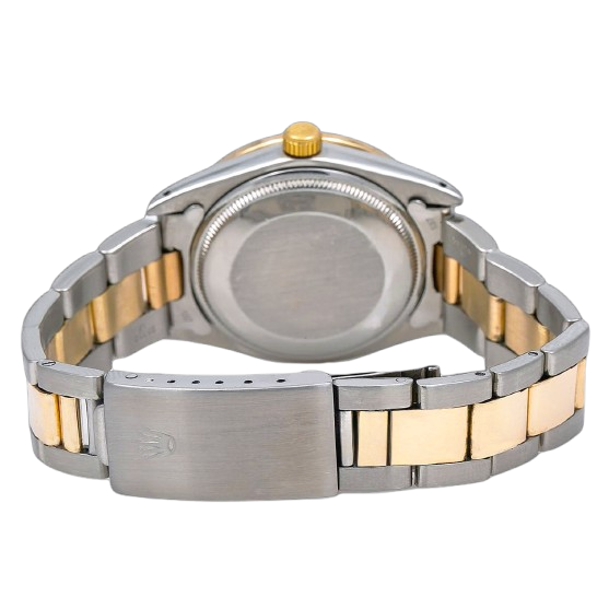 Datejust Rolex Men Yellow Gold Ss Two Tone Watch QUICK SET