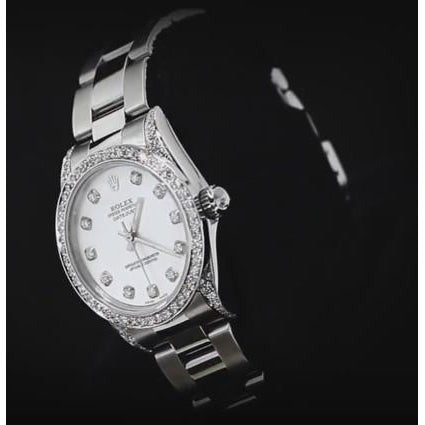 Midsize Watch Custom Diamond Bezel