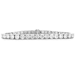 Real  Dazzling 10 Carat Tennis Diamond Bracelet