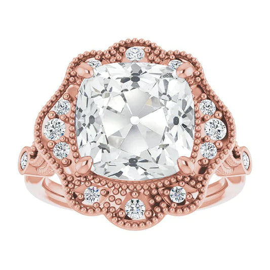 Dazzling 9 Carat Cushion Diamond Ring