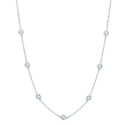 Delicate Diamond Chain Necklace