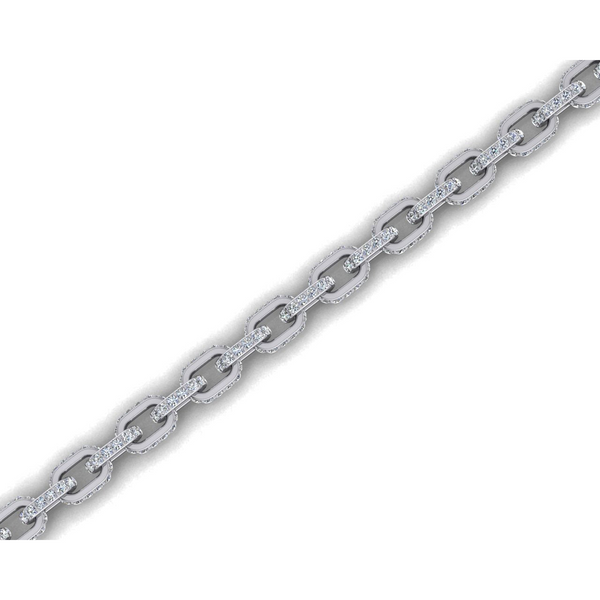 Diamond-Chain-Necklace-6.5 mm-9.25 Carats