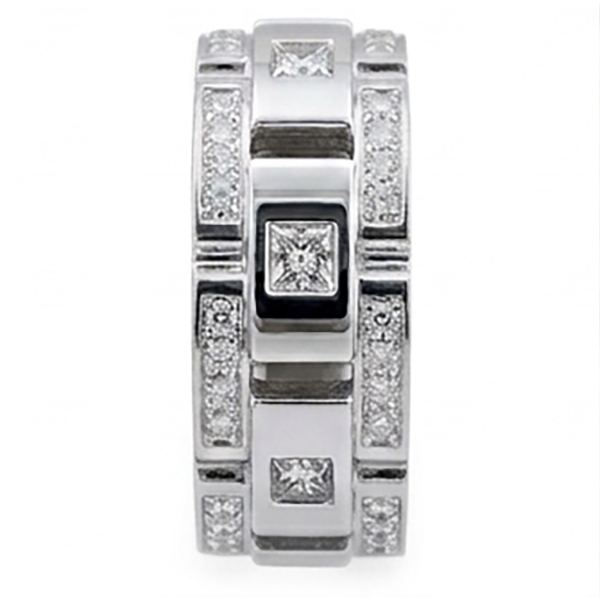 Diamond Eternity Wedding Band 2.72 Carats Men Jewelry