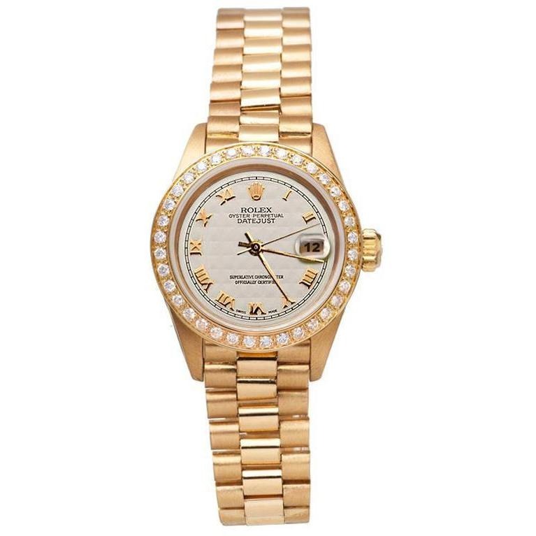 Pyramid Roman Dial Rolex Dj Watch President
