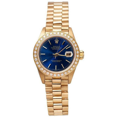 Rolex Datejust Watch Lady Presidential Style Gold