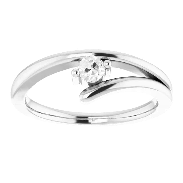 Diamond Split Shank Ring For Women