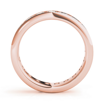 Diamond 3.8 Ct Round Cut Elegant Band Eternity Lab Grown Channel Set Jewelry