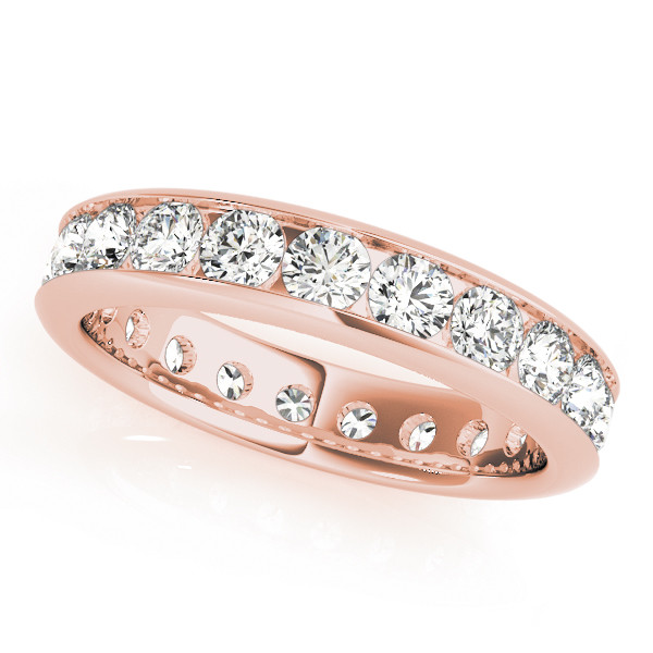 Diamond 3.8 Ct Round Cut Elegant Band Eternity Lab Grown Channel Set Jewelry