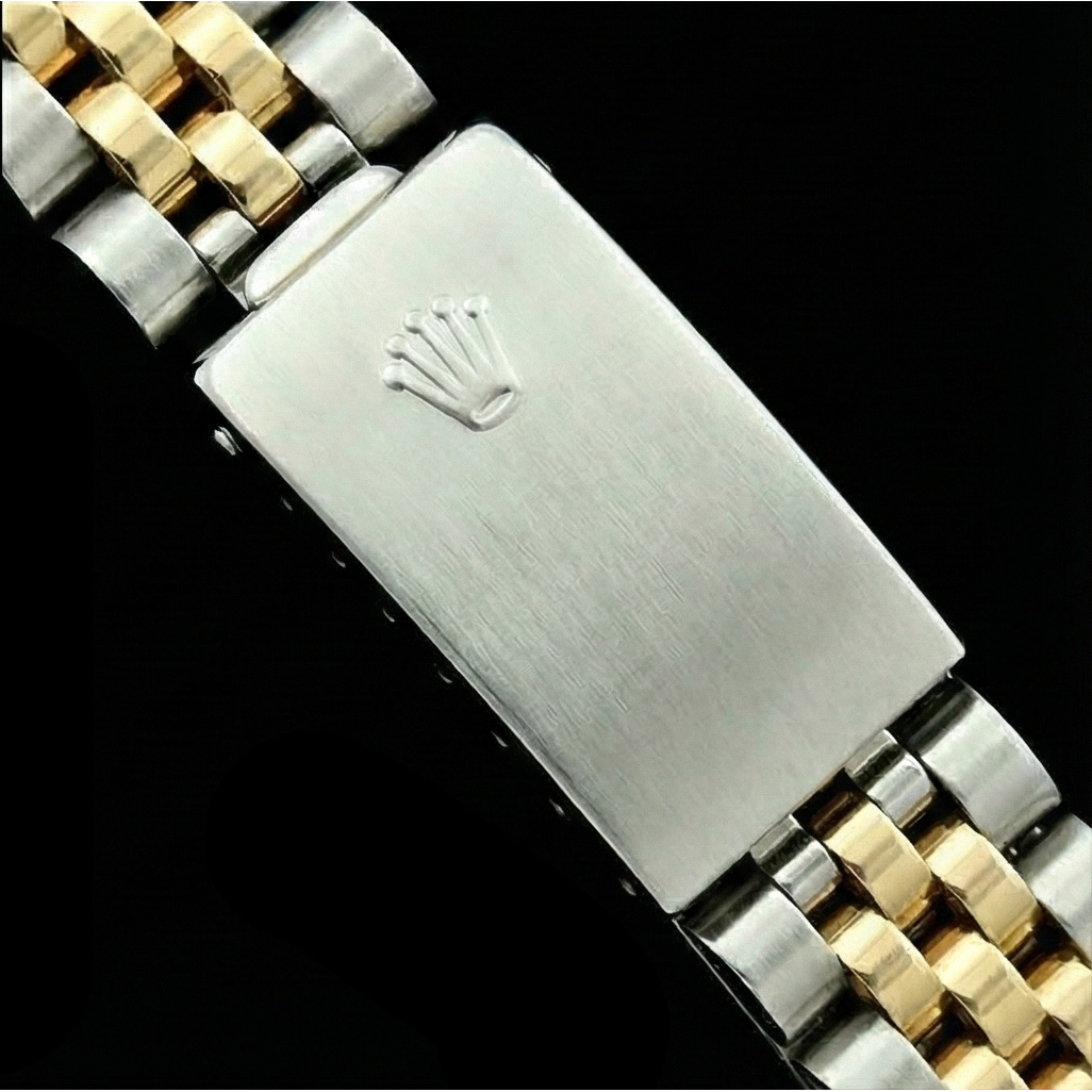 Diamond Bezel Lady Rolex Datejust Watch Two Tone Jubilee Bracelet