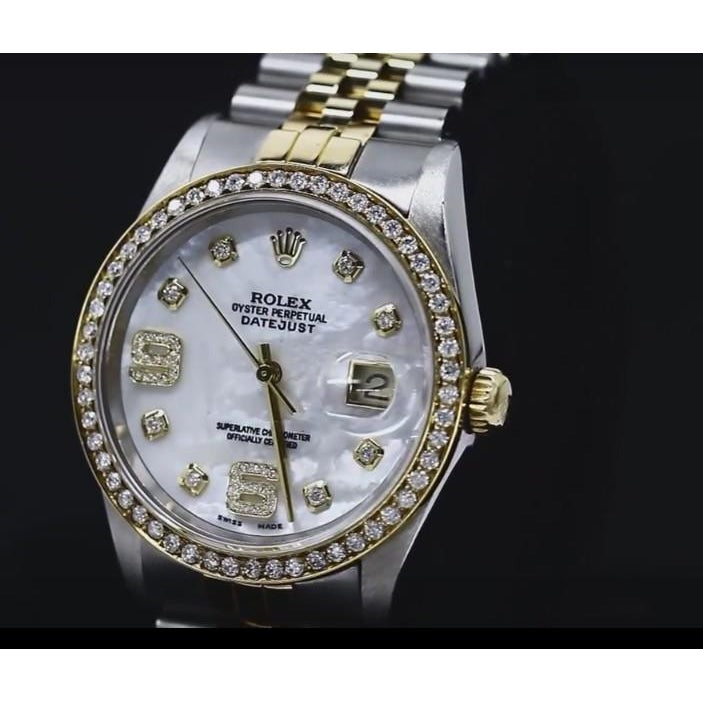 Diamond Bezel Rolex 34 Mm