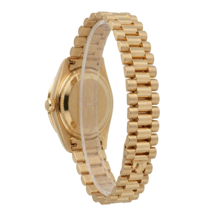 Dj Rolex Presidential Style Diamond Dial Champagne Stick Dial