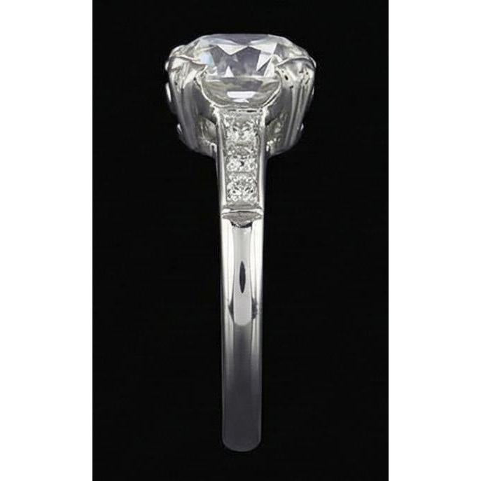 Engagement Ring Old European Natural Earth Mined Diamond 2.75 Carats Ladies Jewelry