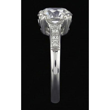 Engagement Ring Old European Natural Earth Mined Diamond 2.75 Carats Ladies Jewelry