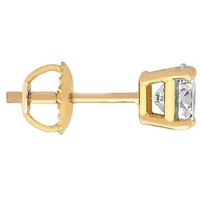 F Vs1 Diamond 1.50 Ct. Men's Single Stud Earring