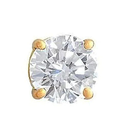 F Vs1 Diamond 1.50 Ct. Men's Single Stud Earring