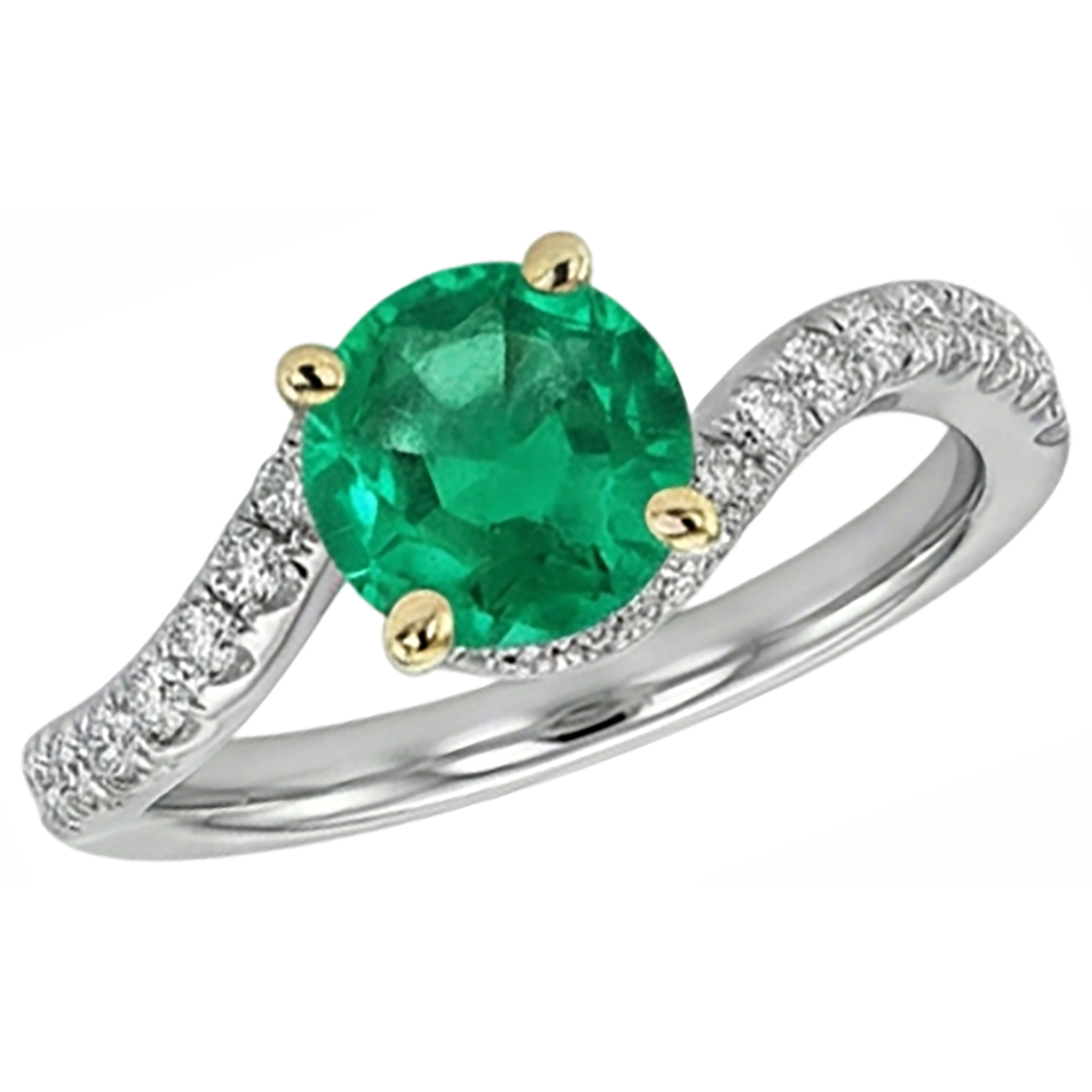 Natural Real ( Not Lab Grown ) Fancy Green Emerald GIA Diamond Ring Twisted Shank Jewelry