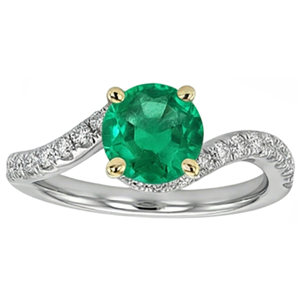Natural Real ( Not Lab Grown ) Fancy Green Emerald GIA Diamond Ring Twisted Shank Jewelry