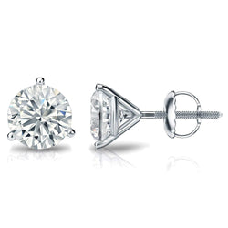 Big 10 Carat Lab Grown Diamond Stud Earrings