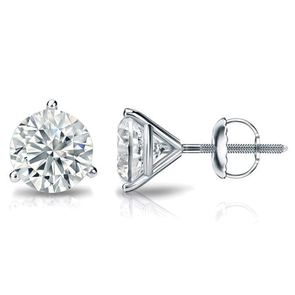 GIA CERTIFIED Big 10 Carat Lab Grown Diamond Stud Earrings