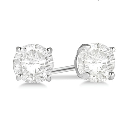 GIA CERTIFIED Big 5 Carat Lab Grown Diamonds Stud Earrings White Gold New