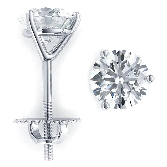 GIA CERTIFIED Lab Grown Diamond 3ct Stud Earrings