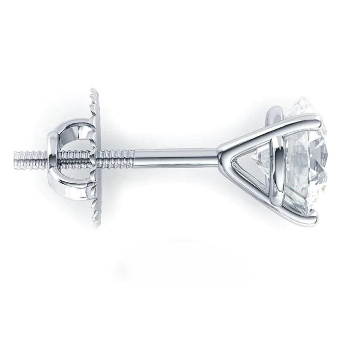 GIA CERTIFIED Lab Grown Diamond 3ct Stud Earrings