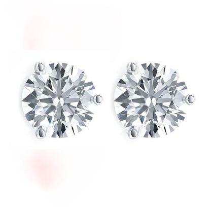 GIA CERTIFIED Lab Grown Diamond 3ct Stud Earrings