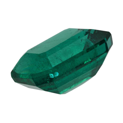 4.57 carats GIA certified Natural Green Transparent Emerald GIA octagon real genuine