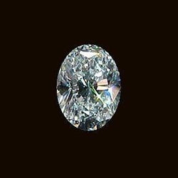 G VS1 Loose Oval Cut Diamond Sparkling Oval Diamond 2.85 Carats Loose