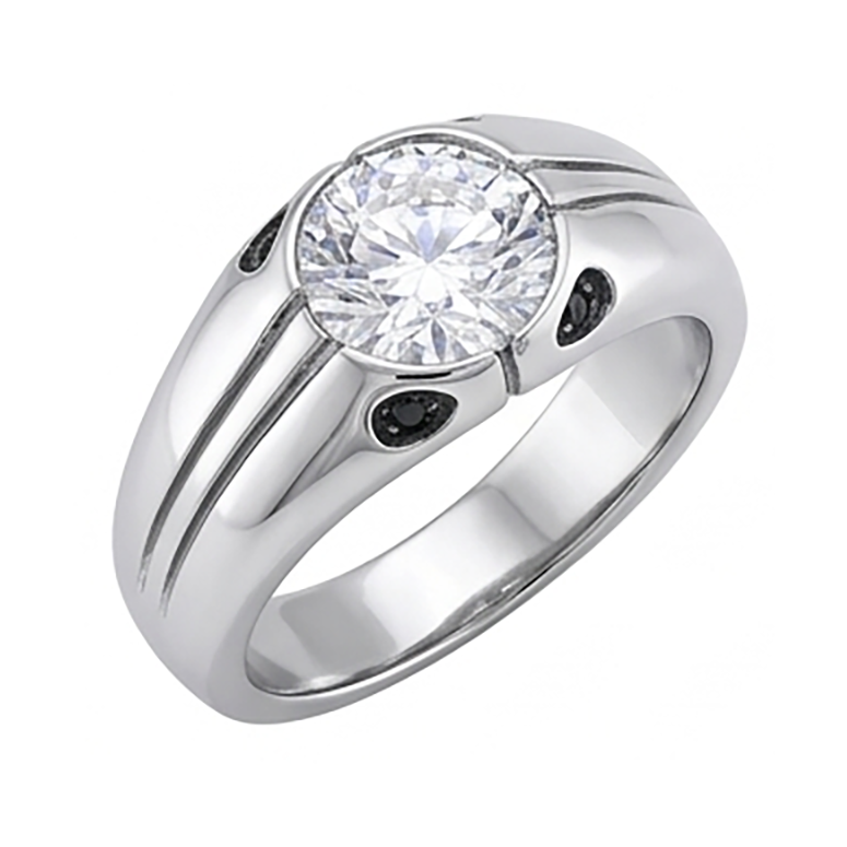 Gents Ring Unique Mens Diamond Jewelry