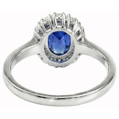 Natural Real ( Not Lab Grown )  Genuine Sri Lankan Oval Sapphire Ring