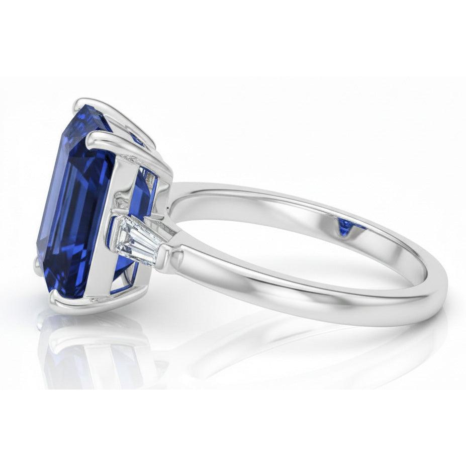 Genuine 11 Ct Big Sapphire Ring